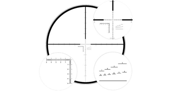 Image of OPEN BOX, DEALER DEMO, Steiner M5Xi Military 5-25x56 mm Rifle Scope, 34 mm Tube, First Focal Plane, Black, Matte, Red MSR Reticle, Mil Rad Adjustment, 5550-DMO