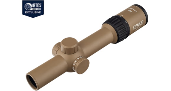 Image of Steiner OPMOD P4Xi 1-4x24mm Tactical Illuminated Rifle Scope, 30mm Tube, Second Focal Plane P3TR Reticle, FDE, 5203