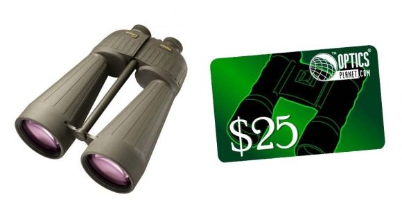 Image of Steiner M2080 20x80 Porro Prism Binoculars w/ 25 OpticsPlanet Gift Certificate, Olive Drab Green, 420-KIT1
