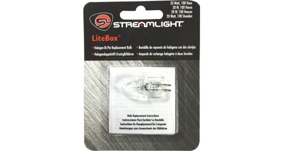 Image of Streamlight 20 Watt Bi-Pin Bulb 100 Hr Lite Box