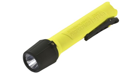 Image of Streamlight 3C Propolymer Haz-Lo Flashlight, Inmetro Rated, 120 Lumen White Led, Uses 3 X C Batteries, Yellow, 33824