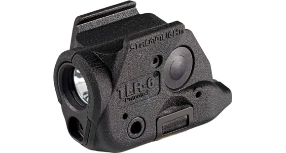 Image of Streamlight TLR-6 Tactical LED Weapon Light for Glock 43x/48, CR1/3N, 100 Lumens, Black, 69286