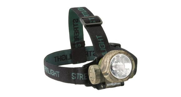 Image of Streamlight Buckmasters Trident HP Headlamp Flashlight - 1 White, 3 Green LEDs, - Realtree Camo 61081