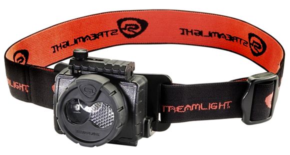 Image of Streamlight Double Clutch Headlamp, 125 Lumens, 240V Usb Cord, Black, 61606