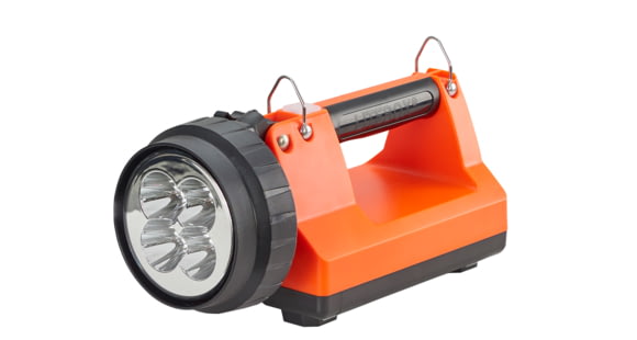 Image of Streamlight E-Spot FireBox 1,500 Lumen Rechargeable Lantern with Blue Taillight LEDs, without Charger, Orange, 45882