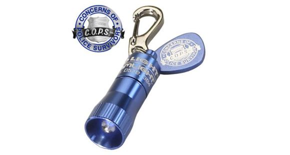 Image of Streamlight Concerns of Police Survivors Blue Nano Light LED Keychain with White LED, Blue 73002