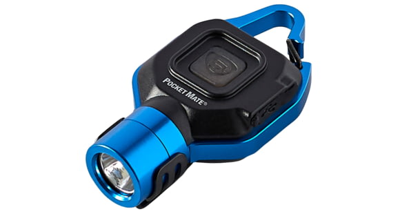Image of Streamlight Pocket Mate Ultra-Compact LED Flashlight, Lithium Ion, White, 325 Lumens, Blue, 73302