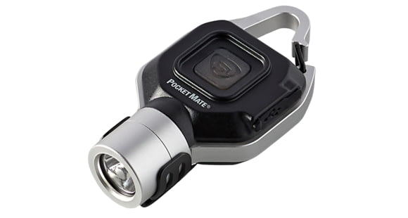 Image of Streamlight Pocket Mate Ultra-Compact LED Flashlight, Lithium Ion, White, 325 Lumens, Silver, 73300