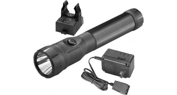 Image of Streamlight PolyStinger LED Flashlight, 120V AC Fast PiggyBack Charger - Black