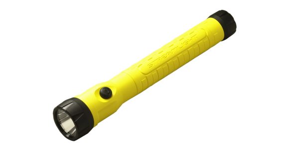Image of Streamlight PolyStinger LED HAZ-LO Industrial Safety Flashlight, Rechargeable, 100V Ac Charge Cord, Smart Charge, Yellow, 76419