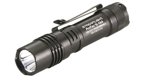 Image of Streamlight PROTAC 1L-1AA Ultra-Compact White LED Flashlight, 350 Lumens, Black 88061