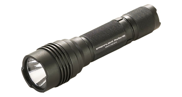 Image of Streamlight ProTac HL LED Professional Flashlight, Black w/ 2 CR123A Batteries, Holster, 88040