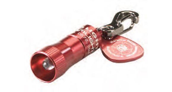 Image of Streamlight National Fallen Firefighters Foundation Red Nano Light LED Keychain with White LED, Red 73005