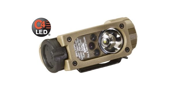 Image of Streamlight Sidewinder Compact Aviation Light, Tan - White, Grn, Blue, IR LEDS 14122