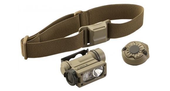 Image of Streamlight Sidewinder Compact II Flashlight, Helmet Mount, Headstrap, Clam Pack 14512