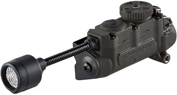 Image of Streamlight Sidewinder Stalk LED Flashlight w/Helmet Clip, CR123A &amp; AA, Multicolor, 76 Lumens, Black, Mailer Package, 14310