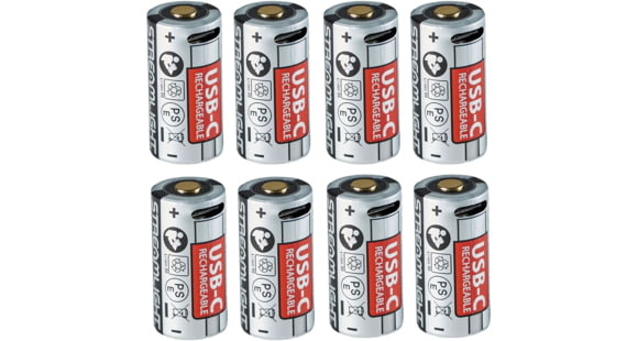 Image of Streamlight SL-B9 Li-Ion USB Rechargeable Battery Pack w/ Integrated USB-C Port, 8 Pack, 20238