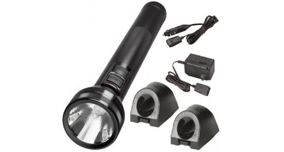 Image of Streamlight SL-20X-LED 200 Lumens Flashlight, Black with 120V AC-DC Charger &amp; 2 Sleeves