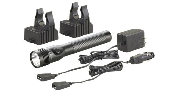 Image of Streamlight Stinger DS LED HL Flashlight 800 Lumens w/120V AC/12V DC - 2 Holders, NiMH Battery 75454