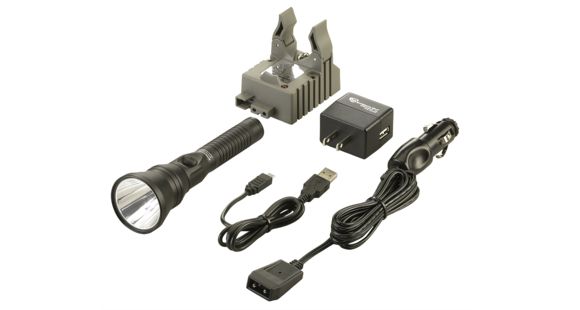 Image of DEMO, Streamlight Strion DS HPL 700 Lumen Flashlight-IEC Type A 120V/100V AC/12V DC-1 Holder, Black, 74811