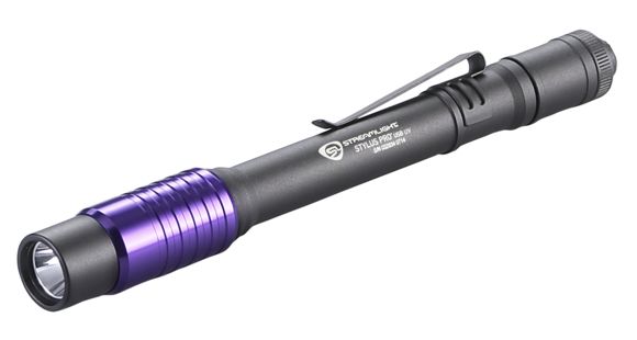 Image of Streamlight Stylus Pro Pen Light, Usb Rechargeable, Uv Led, 230V Charging Cord, 66154