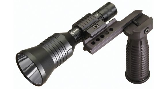 Image of Streamlight Super Tac C4 LED 135 Lumen Flashlight, Black w/ Vertical Grip &amp; Low Profile Mount, Box 88706