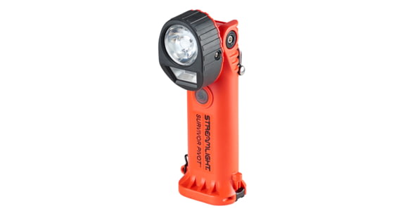 Image of USED, Streamlight Survivor Pivot USB LED Flashlight, Alkaline, 325 Lumens, Orange, 91800