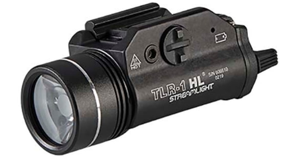 Image of USED Streamlight TLR-1 HL 1000 Lumen LED Tactical Weapon Light Long Gun Kit, CR123A, White, 1000 Lumens, Black, 69262, EDEMO2, Used, Condition Like New