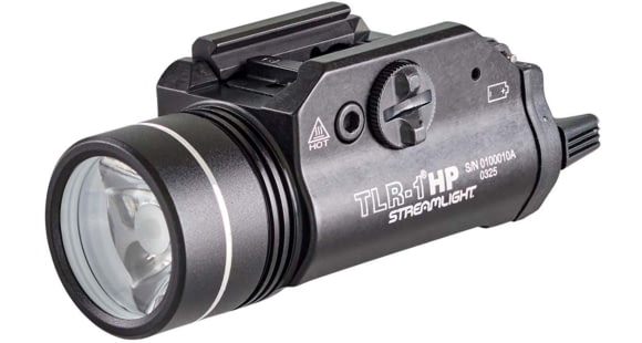 Image of Streamlight TLR-1 HP 1000 Lumens LED Weapon Light, CR123A Lithium, Black, Beretta 90two, S&amp;W 99/TSW, Sig Sauer P320, 59150