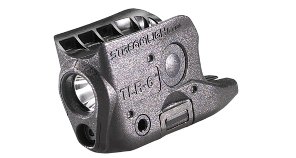 Image of USED Streamlight TLR-6 Subcompact Gun-Mounted LED Tactical Light Glock 42/43, CR1/3N, Red, 100 Lumens, Black, 69270, EDEMO7, Used, Condition Like New