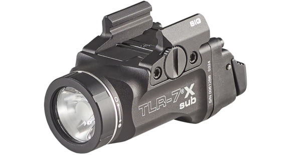 Image of USED, Streamlight TLR-7 X sub USB 500 Lumens LED Weapon Light, CR123A, Black, Sig Sauer P365/XL Closed Rail Systems, 69406
