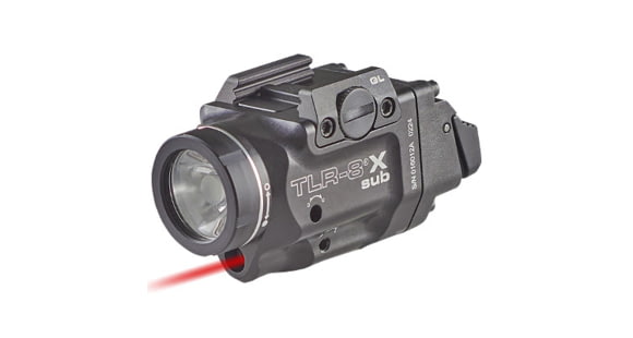 Image of USED Streamlight TLR-8 Sub For Hellcat LED Weapon Light w/ Red Laser, CR123A Lithium, White, 500 Lumens, Black, 69419, EDEMO3, Condition Parts Only/Salvage, Wrong Product