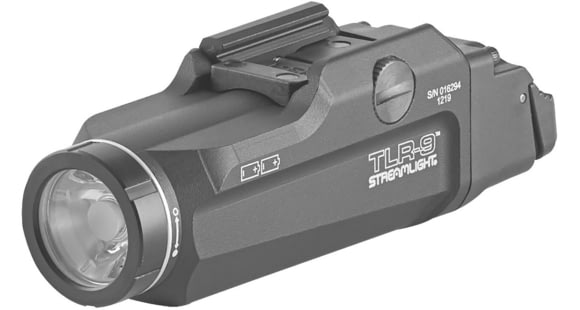 Image of DEMO, Streamlight TLR-9 Flex LED Weapon Light, Ambi Rear Switch Options, CR123A, White, 1000 Lumens, Black, 69464