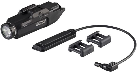 Image of Streamlight TLR RM 2 Low Profile Lighting System, Gun Light &amp; Remote Pressure Switch, CR123A, White, 1000 Lumens, Black, 69450