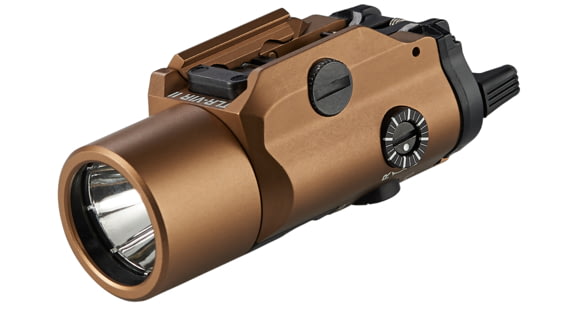 Image of Streamlight TLR-VIR II Weapon Flashlight and IR Laser , CR123A, White, 300 Lumens, Coyote, 69191