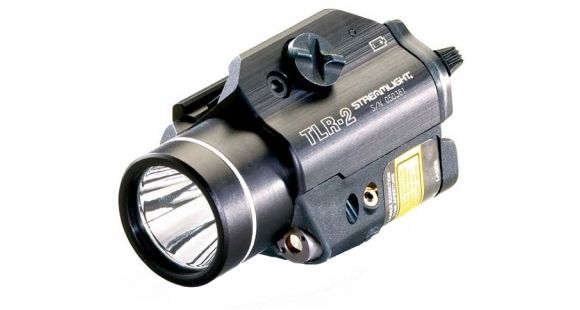 Image of Streamlight TLR-2 Tactical Weapon Flashlight with Laser Sight, CR123,Laser Sight, Strobe Function, Black, 69230