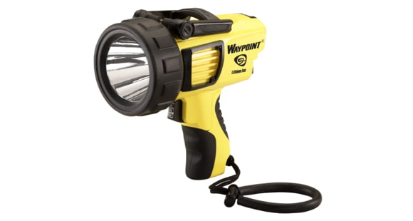 Image of DEMO, Streamlight Waypoint 300 Rechargeable Spotlight w/ International AC Charge Cord 4419, 1000 Lumen, White Led, Yellow, 44920