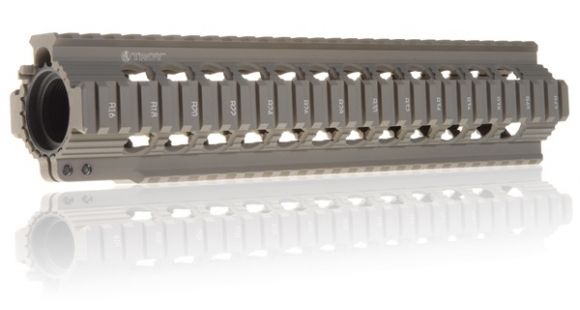 Image of Troy TRX Standard Battle Rail, Aluminum w/ Mil-Spec Teflon, Flat Dark Earth - 11in