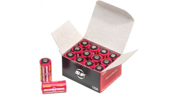 Image of Surefire 123A Lithium Batteries Box - 24 EA. - 2 boxes of 12 SF24-CB