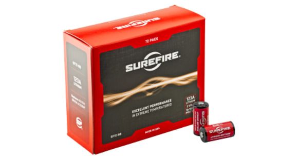 Image of SureFire 123A 3 Volt Lithium Battery Box, 72 Batteries, SF72-BB