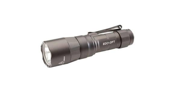 Image of USED, SureFire TURBO Series 18350/123 Everyday Carry Flashlight Dual-Output High-Candela LED Flashlight, Hard Anodized, EDC1-DFT-HA