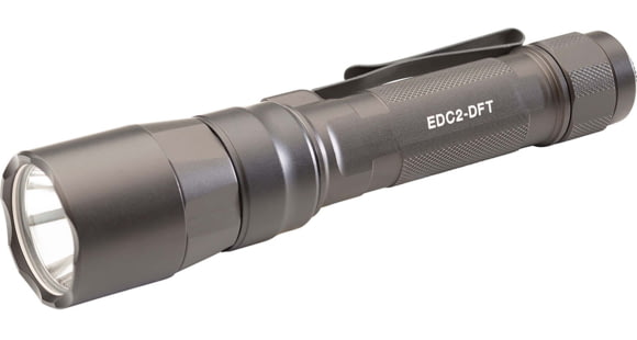 Image of SureFire TURBO Series 18650/123 Everyday Carry Flashlight Dual-Output High-Candela LED Flashlight, Hard Anodized, EDC2-DFT-HA