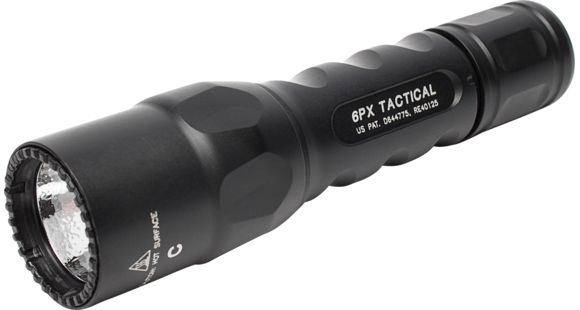 Image of SureFire 6PX Tactical, Single Stage 320 Lm Led Flashlight, Black, 6PX-C-BK-320