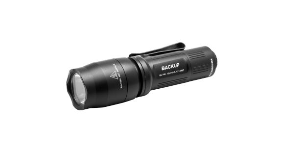 Image of Surefire EB1T Backup LED Flashlight, Tactical Switch, Black EB1T-A-BK