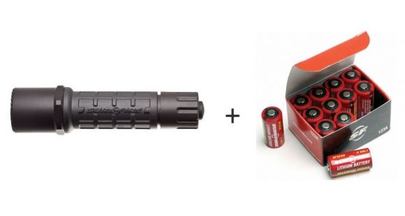 Image of SureFire G2 LED Flashlight w/ Surefire 123A Lithium Battery Box - Pack of 12