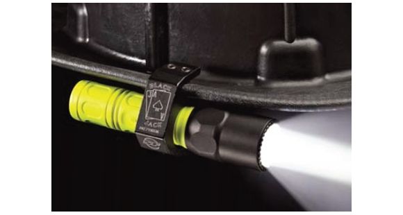 Image of SureFire G2X Fire Rescue 200 Lumens LED Flashlight w/ Black Jack Helmet Mount, Yellow G2X-A-FYL-KIT02