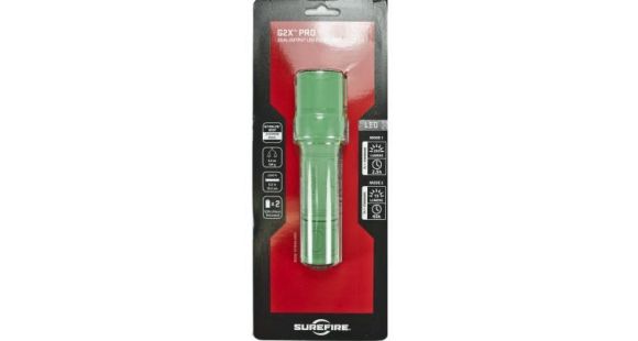 Image of SureFire G2X Pro Dual-Output 200 Lumens LED Flashlight, Foliage Green G2X-B-FG