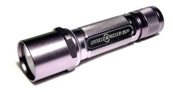 Image of SureFire 6P Compact Tactical Flashlight, Gray Metallic