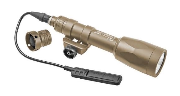 Image of SureFire M600P Fury Scout Light Rail-Mountable White LED WeaponLight,600 Lumens,Tan M600P-A-TN