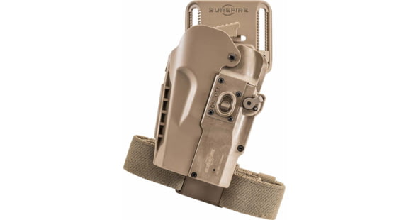 Image of SureFire MasterFire Rapid Deploy Holster, Left Hand, Tan, HD1-L-TN-PRO